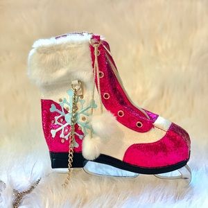 Ice skate Betsey Johnson purse